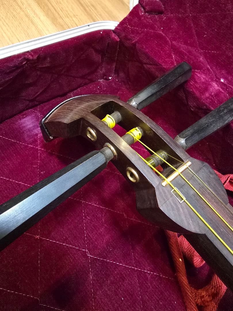 すぐ弾けます！紅木の三味線本体 中棹約2.7センチ 東さわり 半津軽