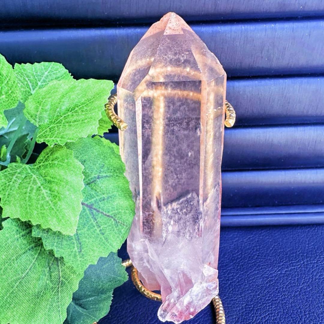 高透明度❗️超綺麗♡マニカラン産レインボー☆ピンクヒマラヤ水晶クラスターA1476