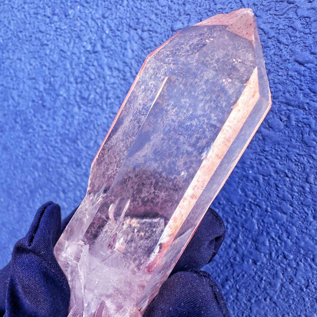 高透明度❗️超綺麗♡マニカラン産レインボー☆ピンクヒマラヤ水晶クラスターA1476