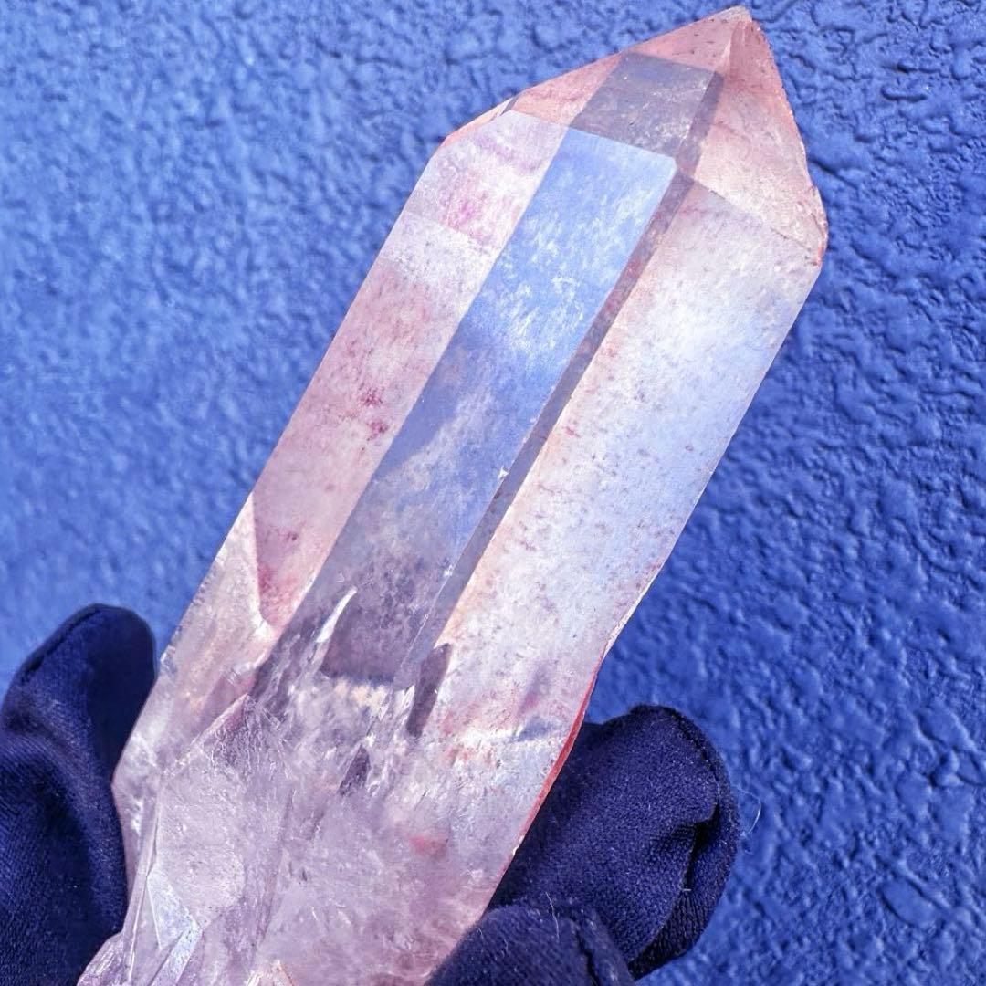 高透明度❗️超綺麗♡マニカラン産レインボー☆ピンクヒマラヤ水晶クラスターA1476