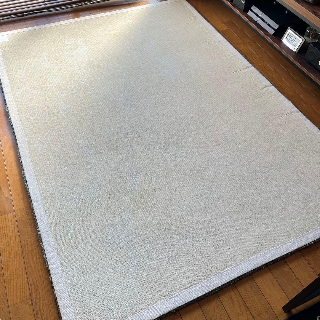 MomoNatural ラグマット 日本製 北欧風 グリーン 長方形 大型 - メルカリ