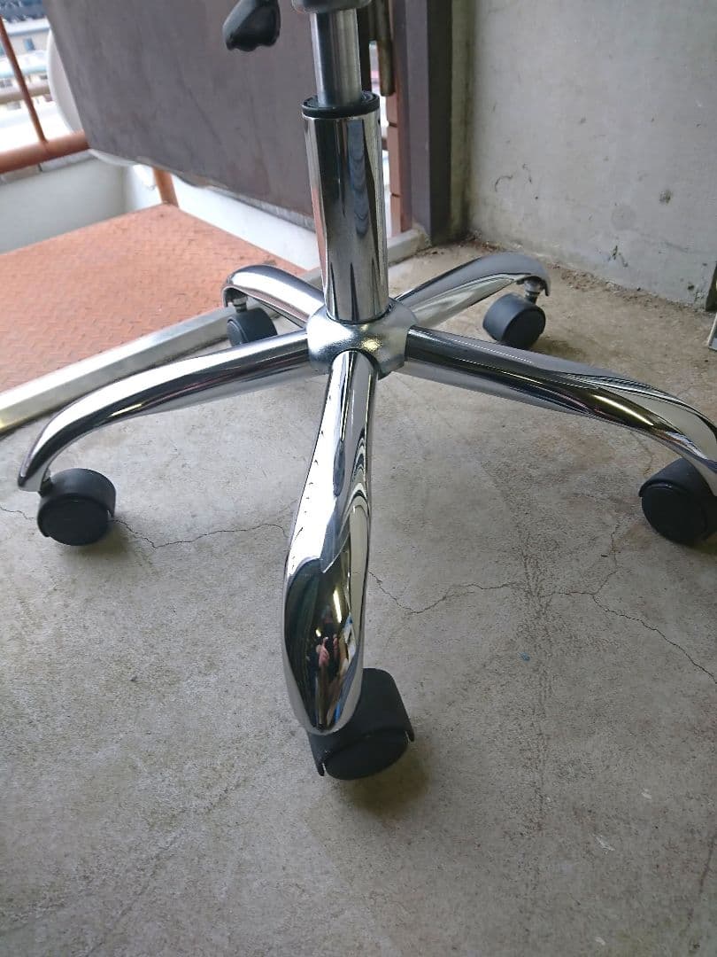 【中古】アクリルOffice Chair in Clear 《家具のアメリカ》