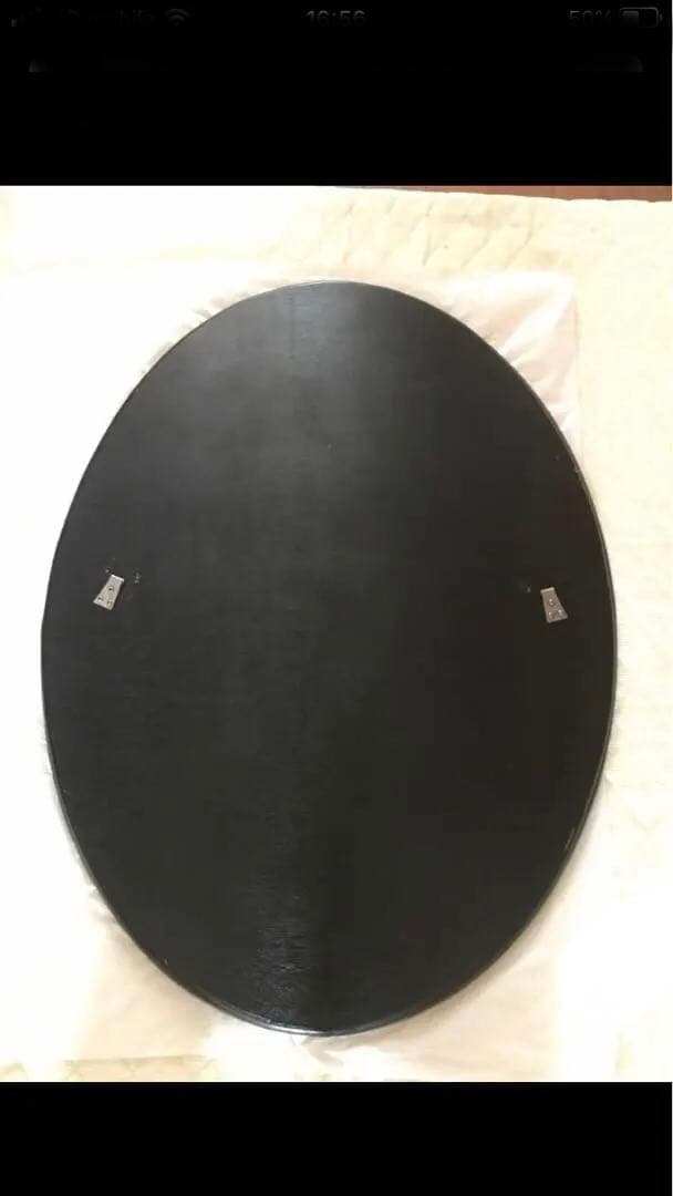 【超豪華美品】超大型楕円型ウォールミラー