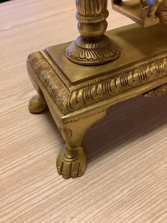 《 新品　送料無料 》 ガネーシャ　ヒンドゥー　チベット密教　3kg超　鍍金