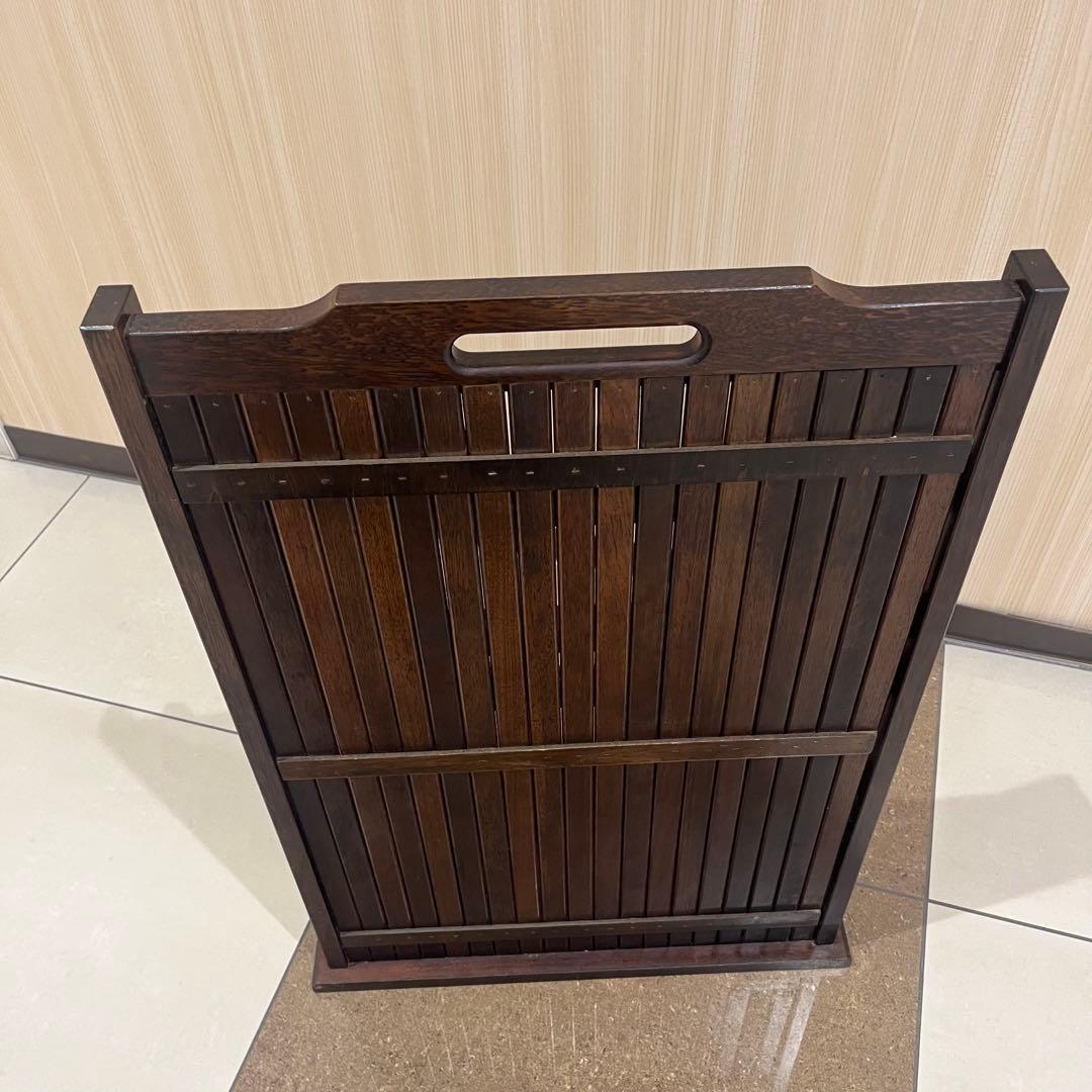 ☆カリモク家具☆レトロ☆スリッパラック☆多目的ラック