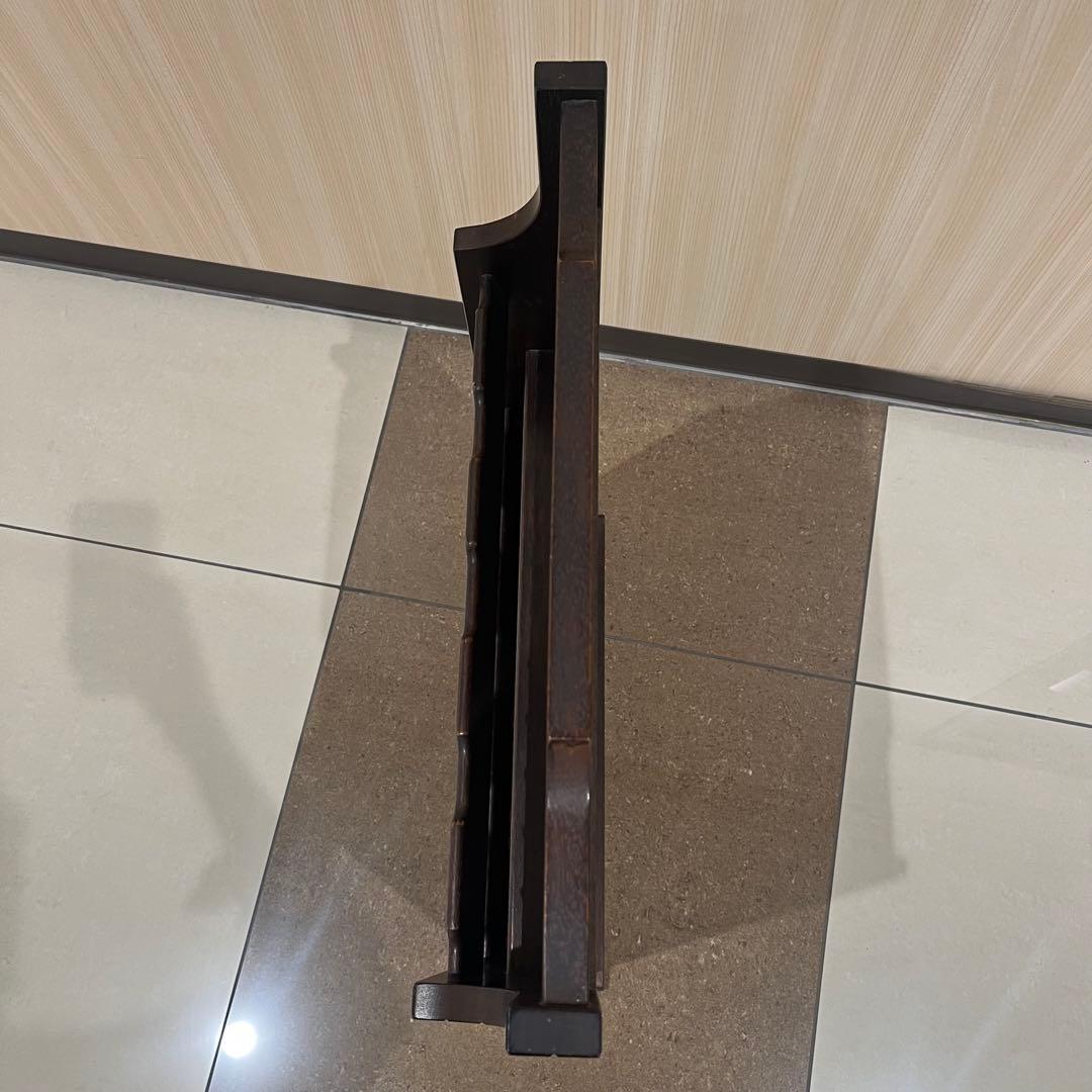 ☆カリモク家具☆レトロ☆スリッパラック☆多目的ラック