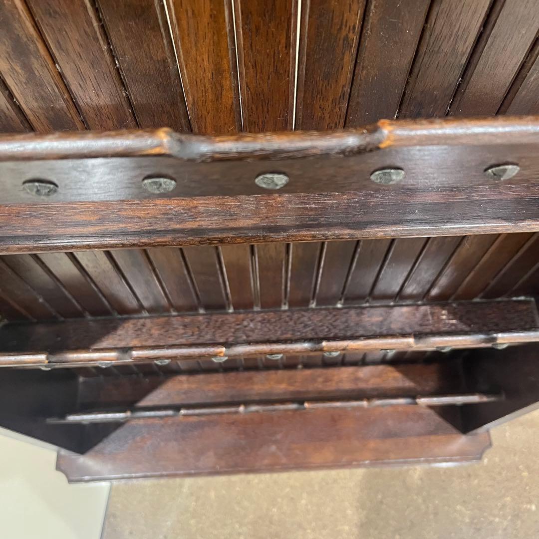 ☆カリモク家具☆レトロ☆スリッパラック☆多目的ラック