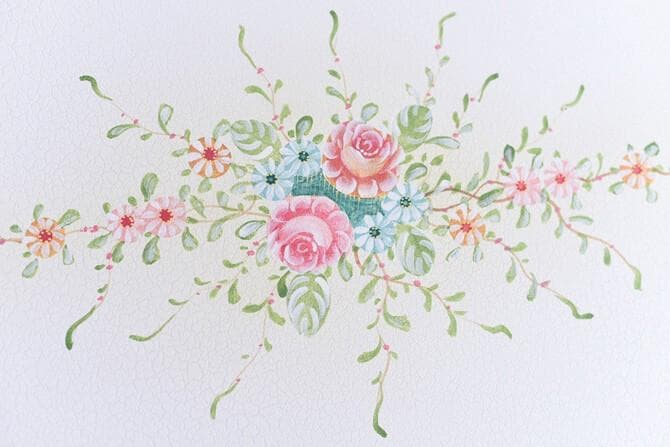 ロココ調 ガラス天板付きセンターテーブル