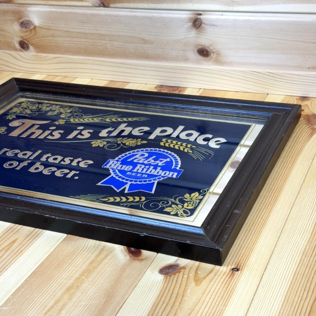 Pabst Blue Ribbon ビンテージ パブミラー パブスト 鏡 ビール