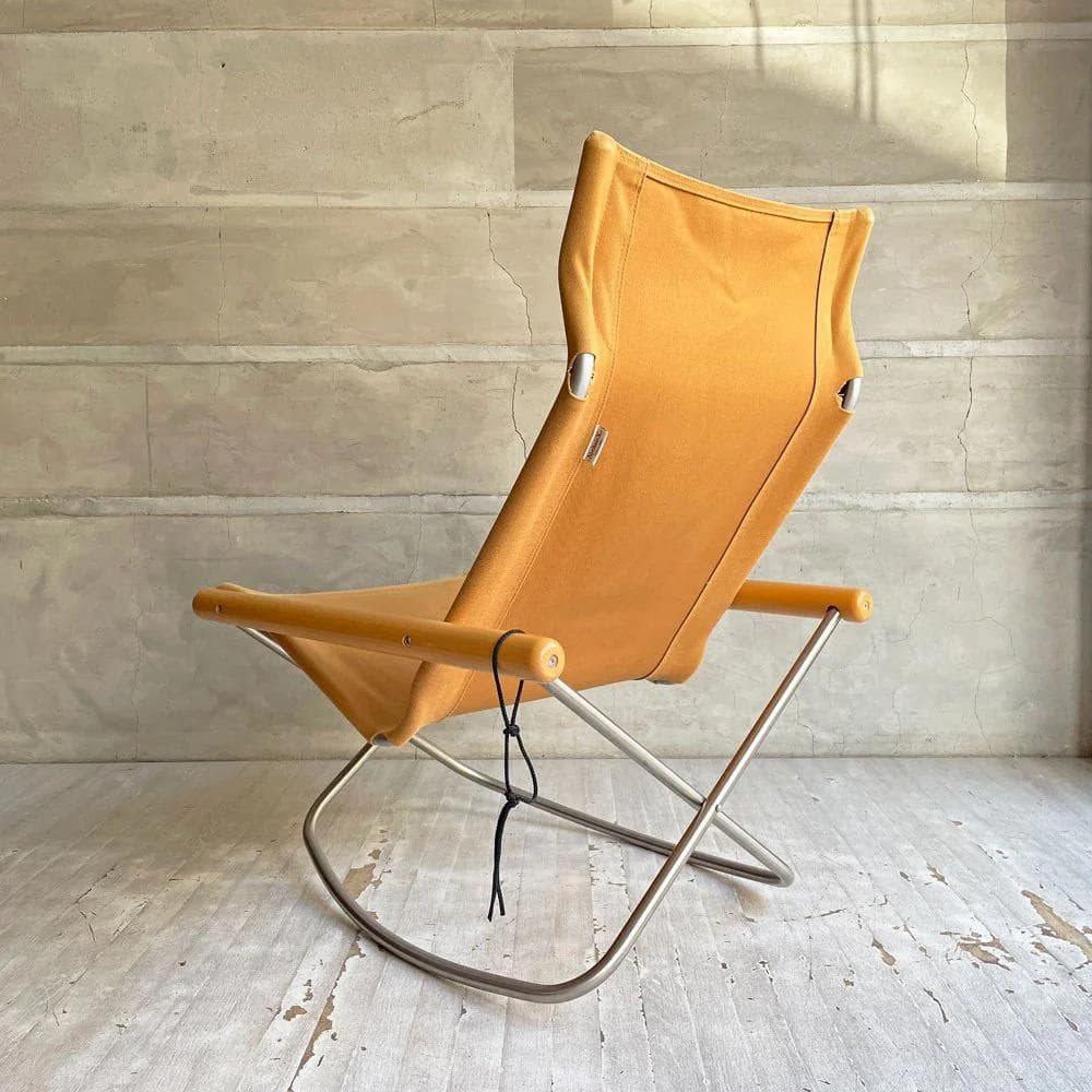 極美品 ニーチェアX ロッキング Nychair X Rocking キャメル