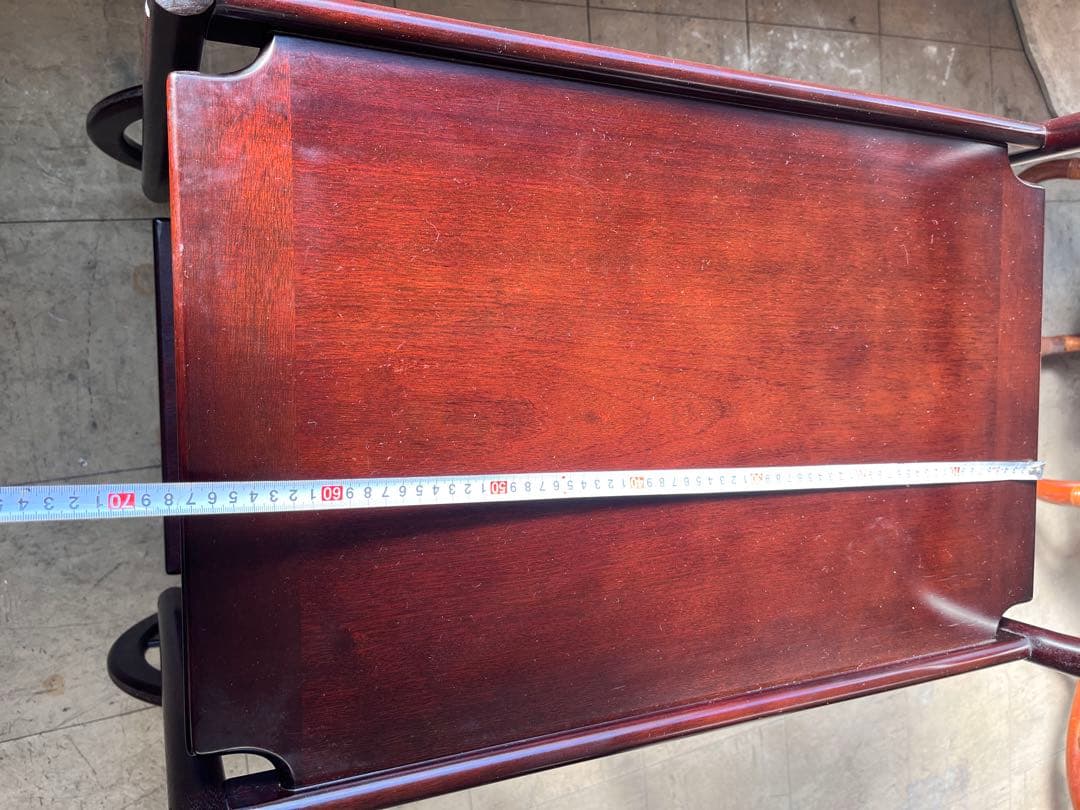 木製ワゴン　北欧レトロ　キッチンカート　トローリーワゴン　※直接引き取り可