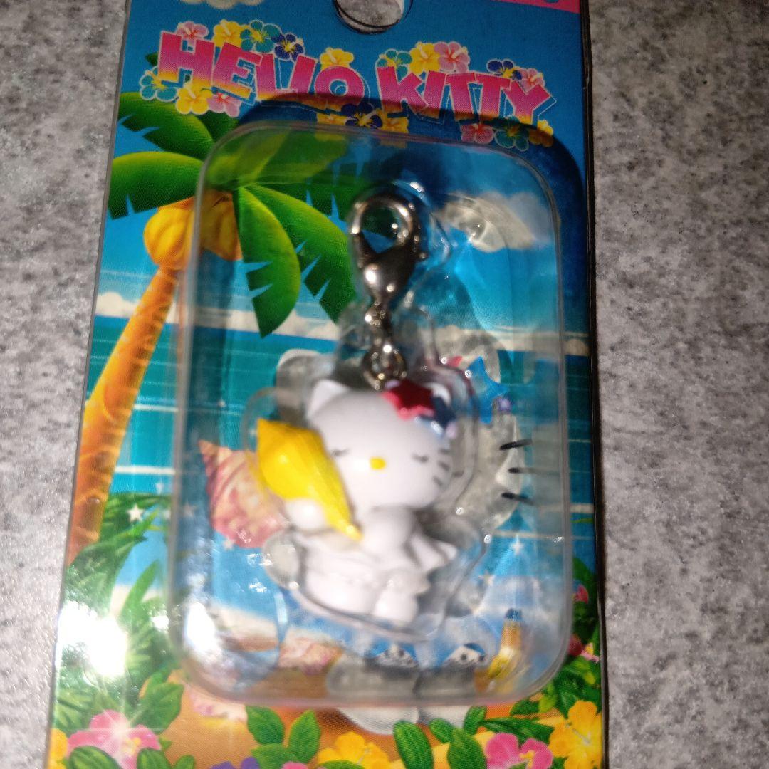 日*0様 ハローキティ アイスクリーム＆ほら貝 ファスナー根付マスコット２個セッ