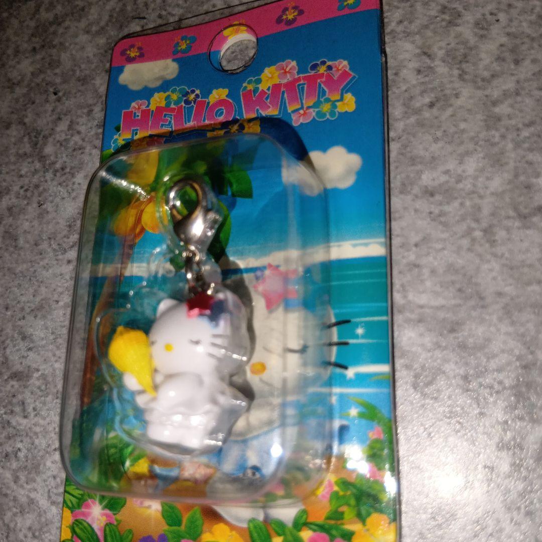日*0様 ハローキティ アイスクリーム＆ほら貝 ファスナー根付マスコット２個セッ