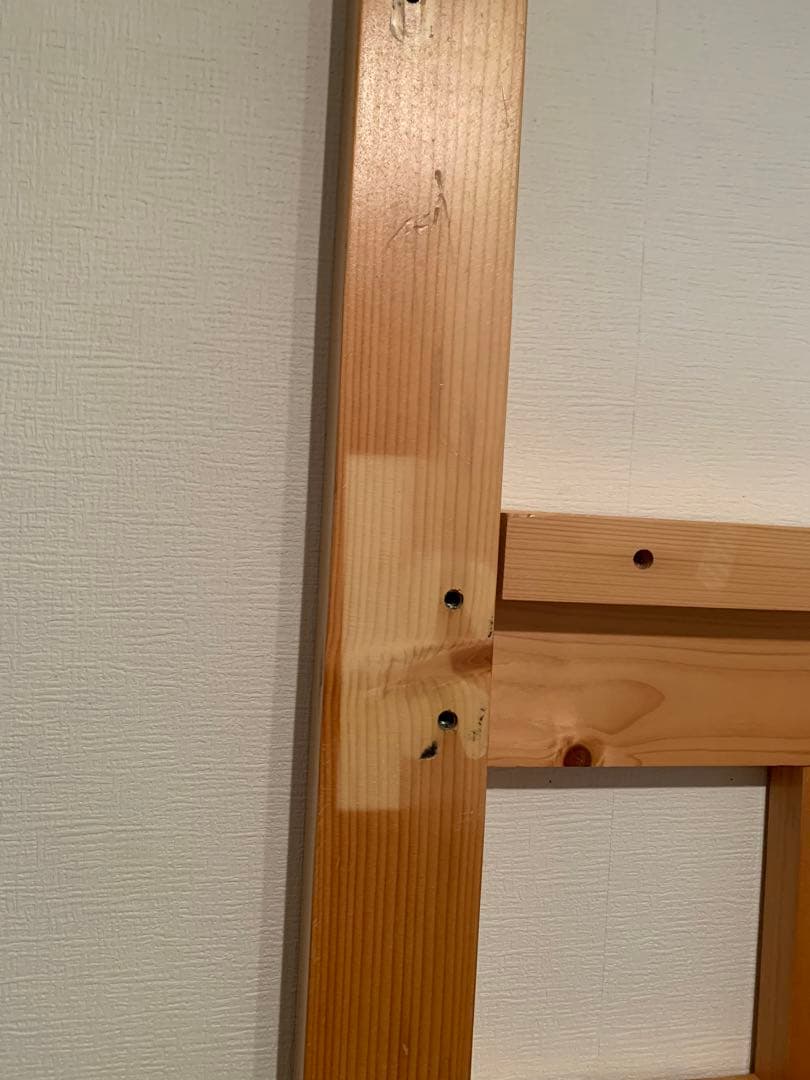 【配送要相談】★木製ロフトベッド 宮棚　階段下収納