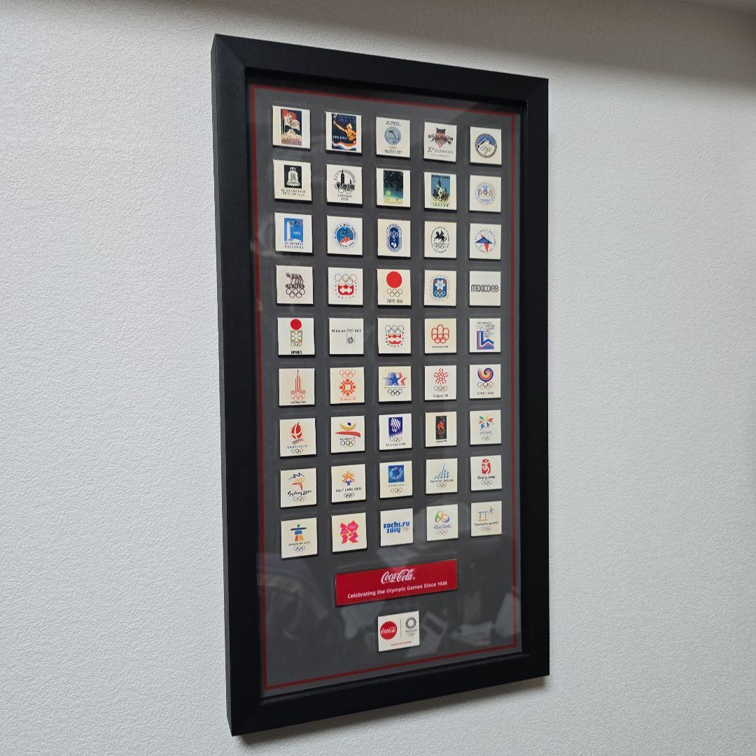 東京2020大会 Coca-Cola ロゴ　限定コレクション フレーム入り