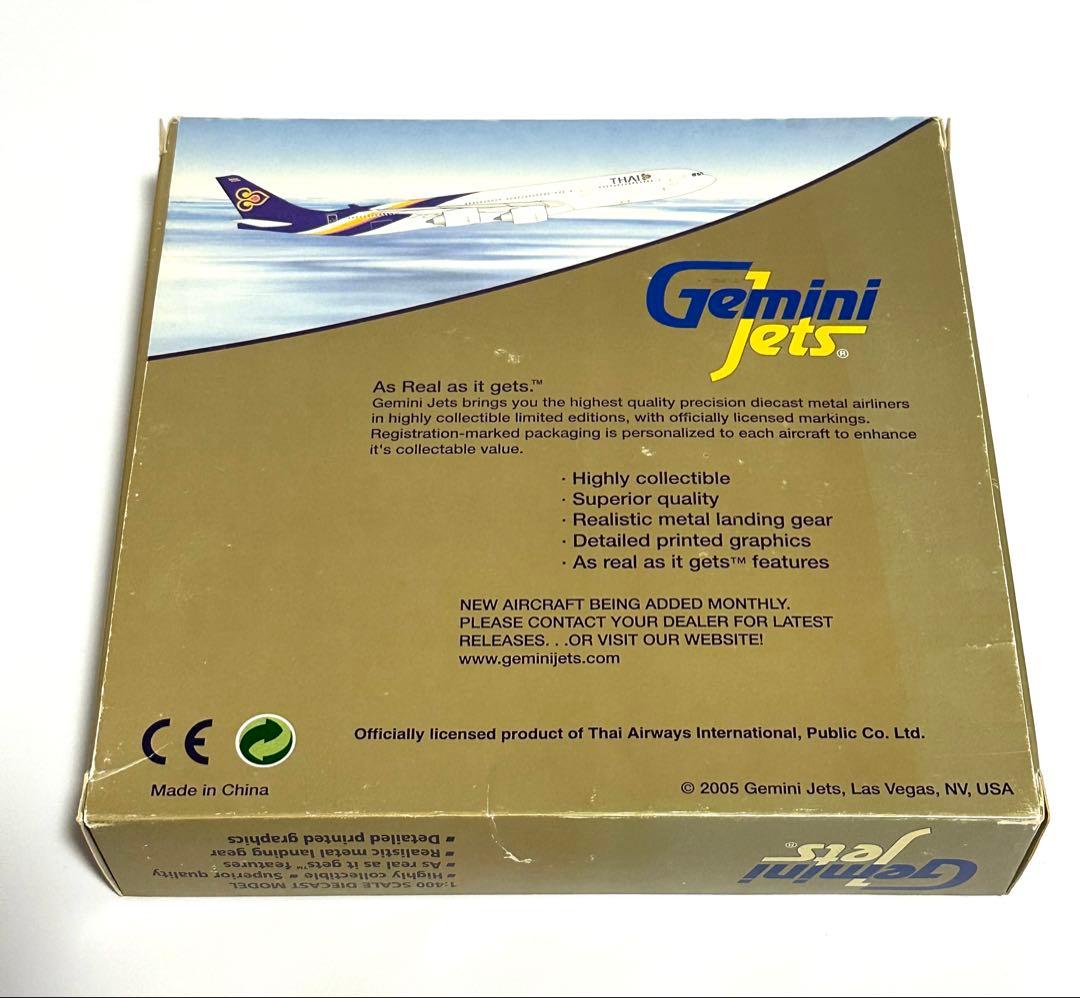 Gemini 1/400 B747-400 THAI タイ航空 - メルカリ