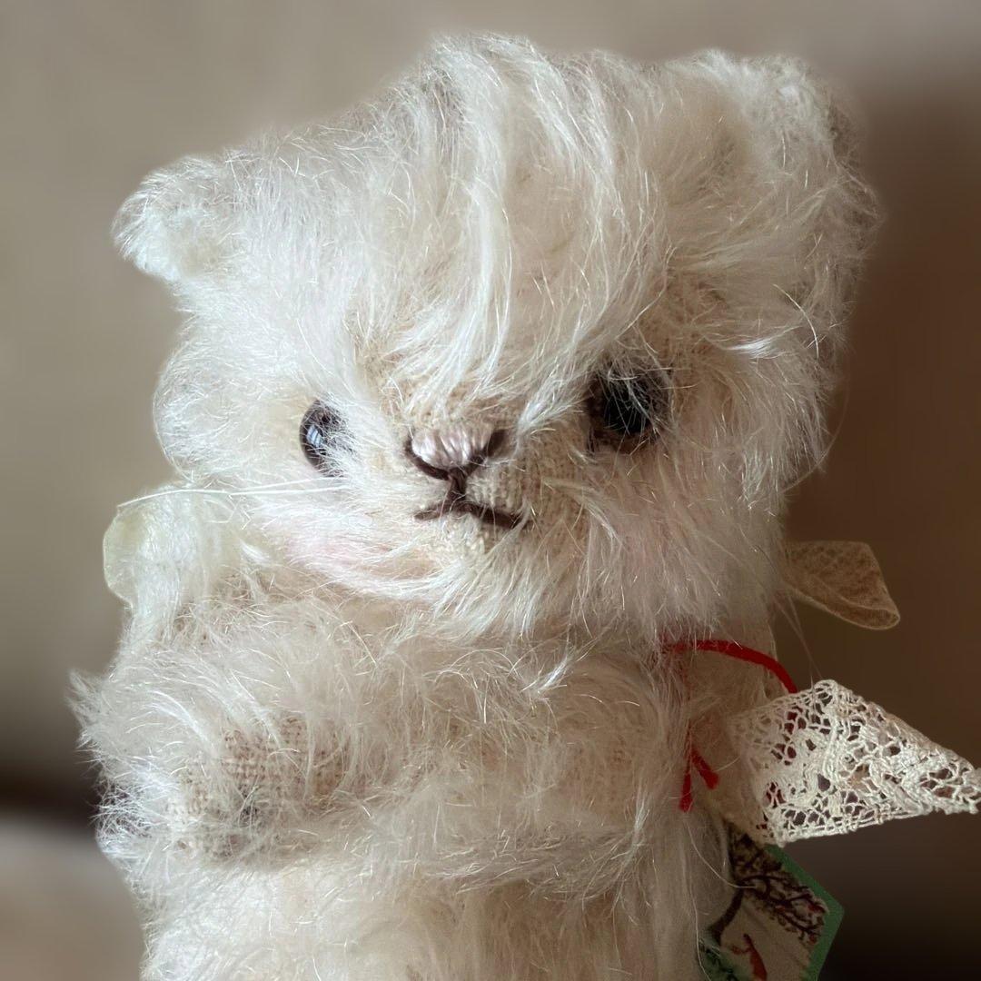猫の人形　ハンドメイド作品　作家もの