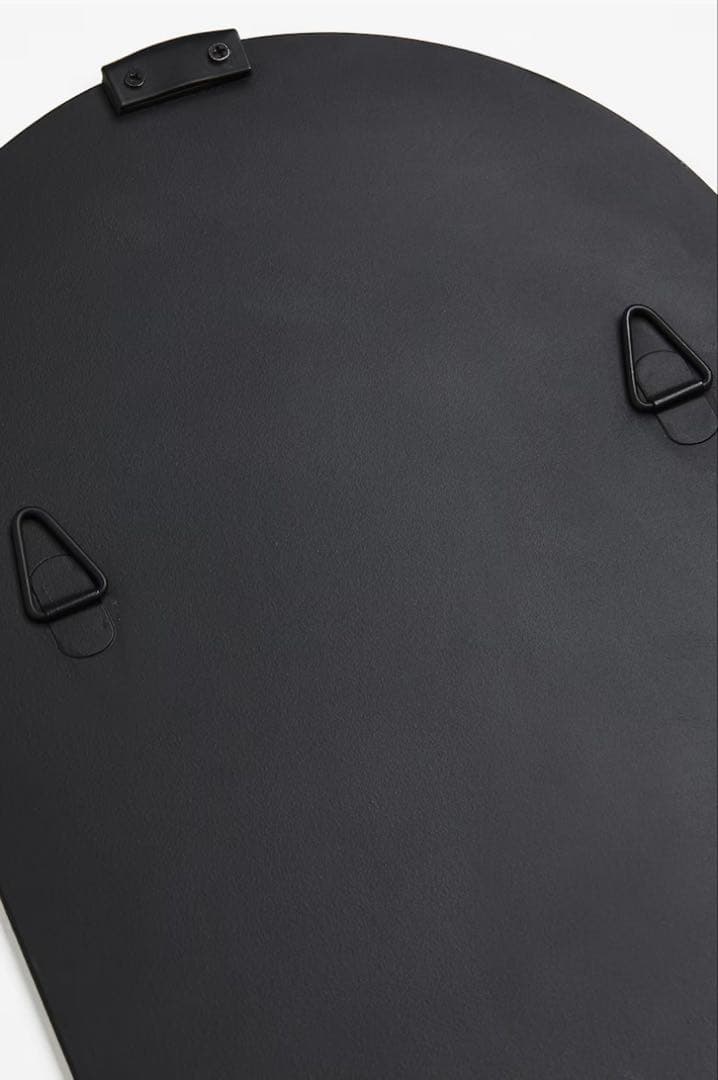 新品未使用 〈 〉 シェルフ付きミラー　ブラック