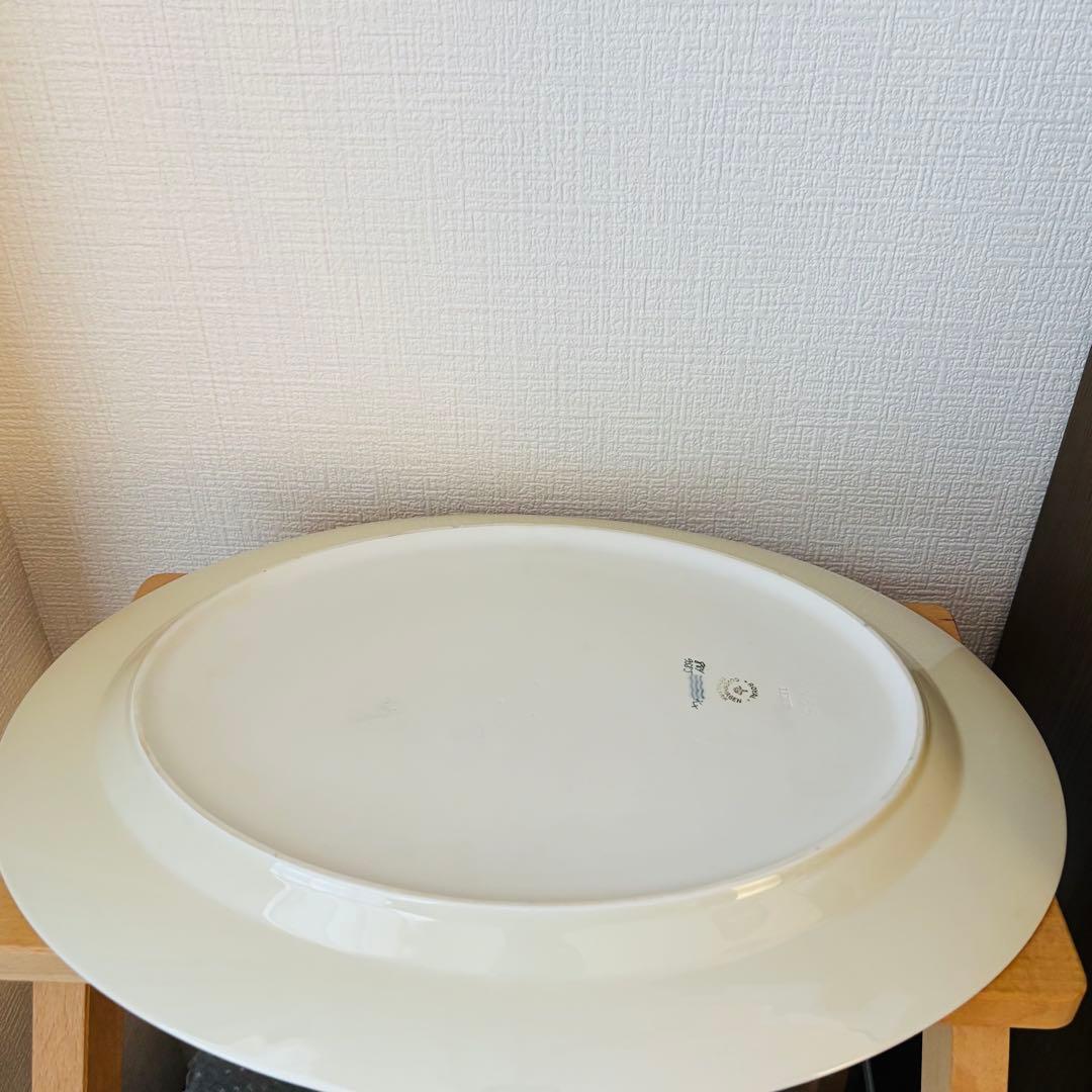 ＊⚫︎アンティーク　ヴィンテージ　ロイヤルコペンハーゲン　オーバルプレート　大皿和