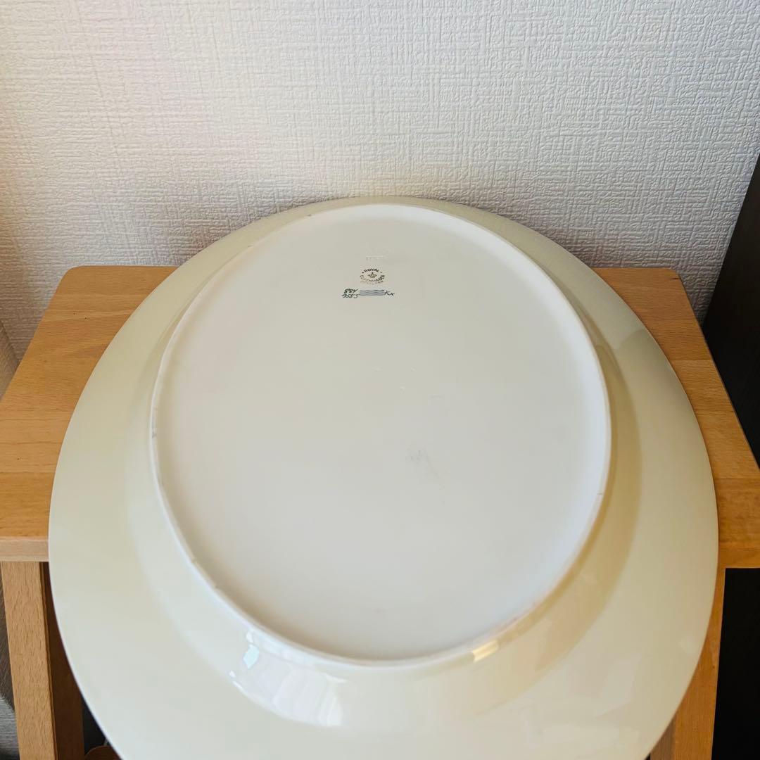 ＊⚫︎アンティーク　ヴィンテージ　ロイヤルコペンハーゲン　オーバルプレート　大皿和