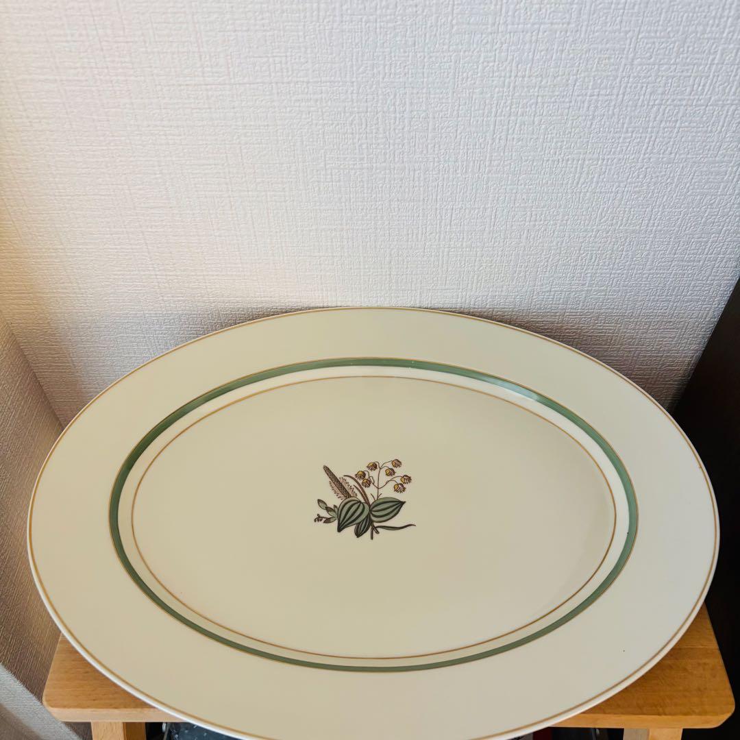 ＊⚫︎アンティーク　ヴィンテージ　ロイヤルコペンハーゲン　オーバルプレート　大皿和