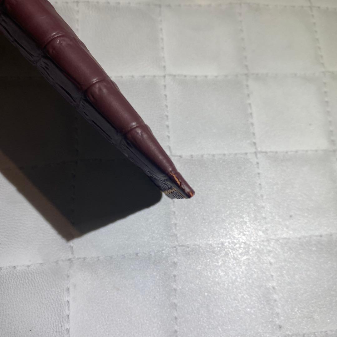 bl-BB型押し メガネケース レザークラフト