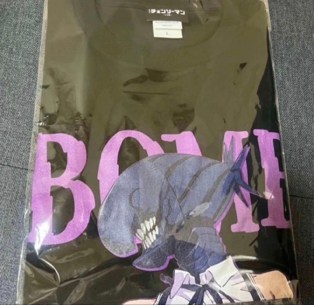 新品 チェンソーマン 劇場版 レゼ篇 ボム Tシャツ Lサイズ 渋谷 会場
