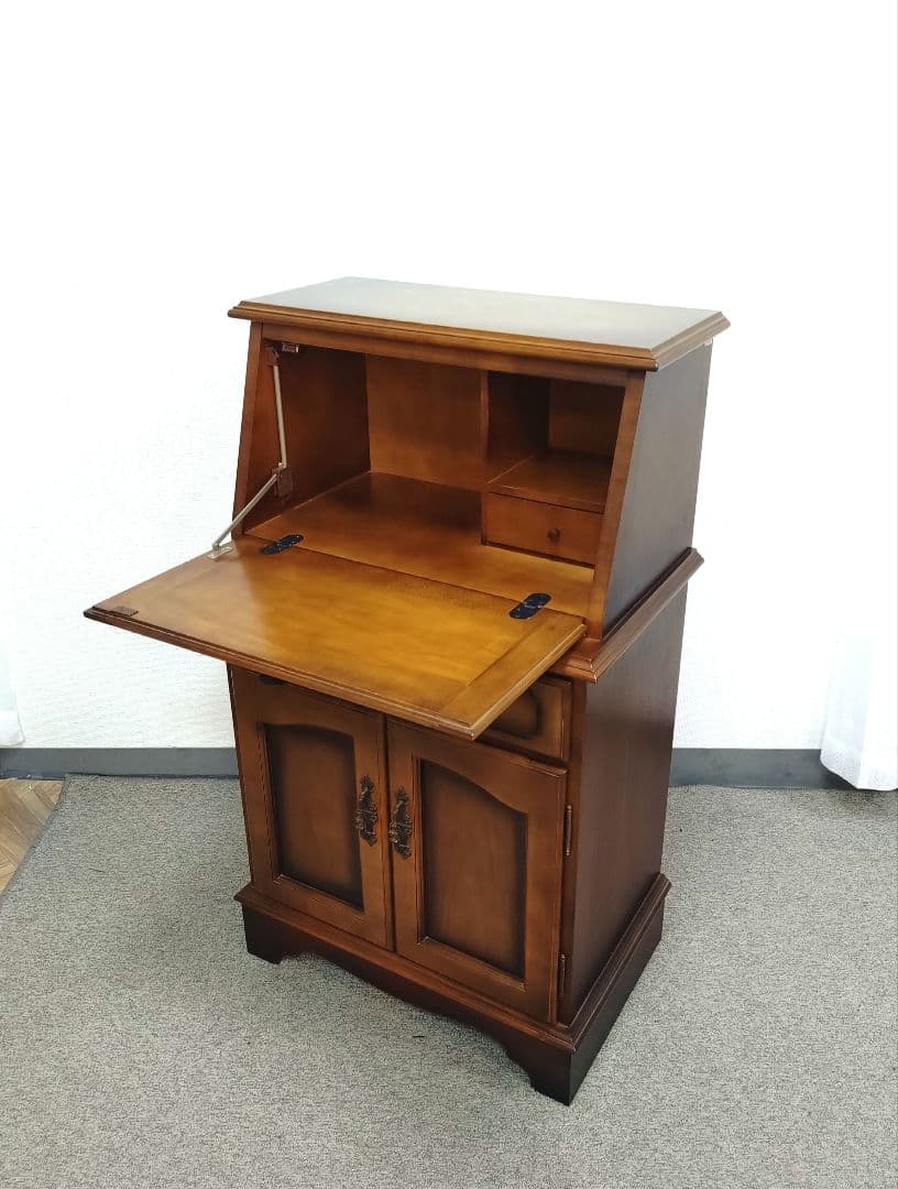 希少 カリモク コロニアル ライティングビューロー ライティングデスク