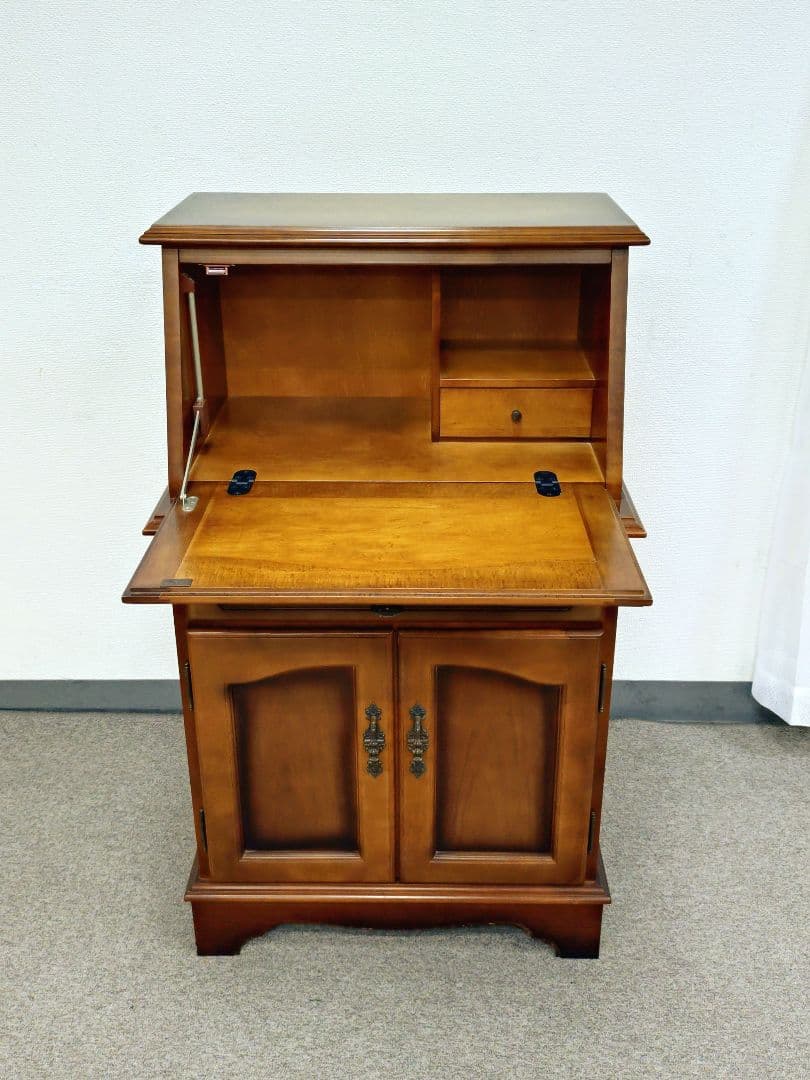 希少 カリモク コロニアル ライティングビューロー ライティングデスク