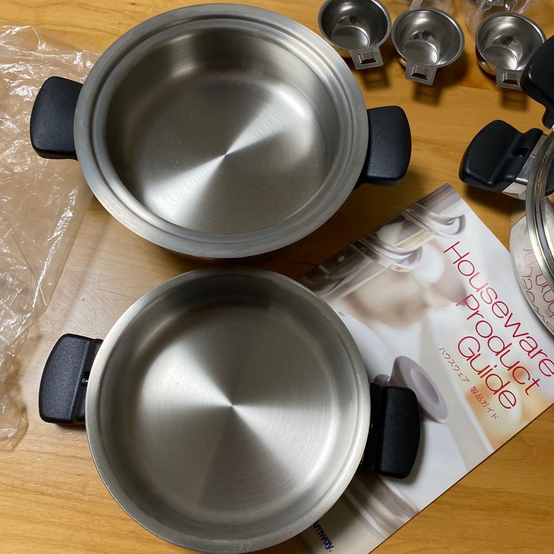 アムウェイ鍋 クイーンクックウェア 万能カップ・ドーム型カバーなど