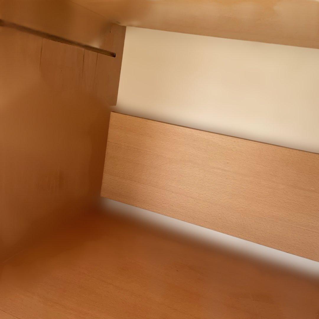 ナチュラル木製収納キャビネット