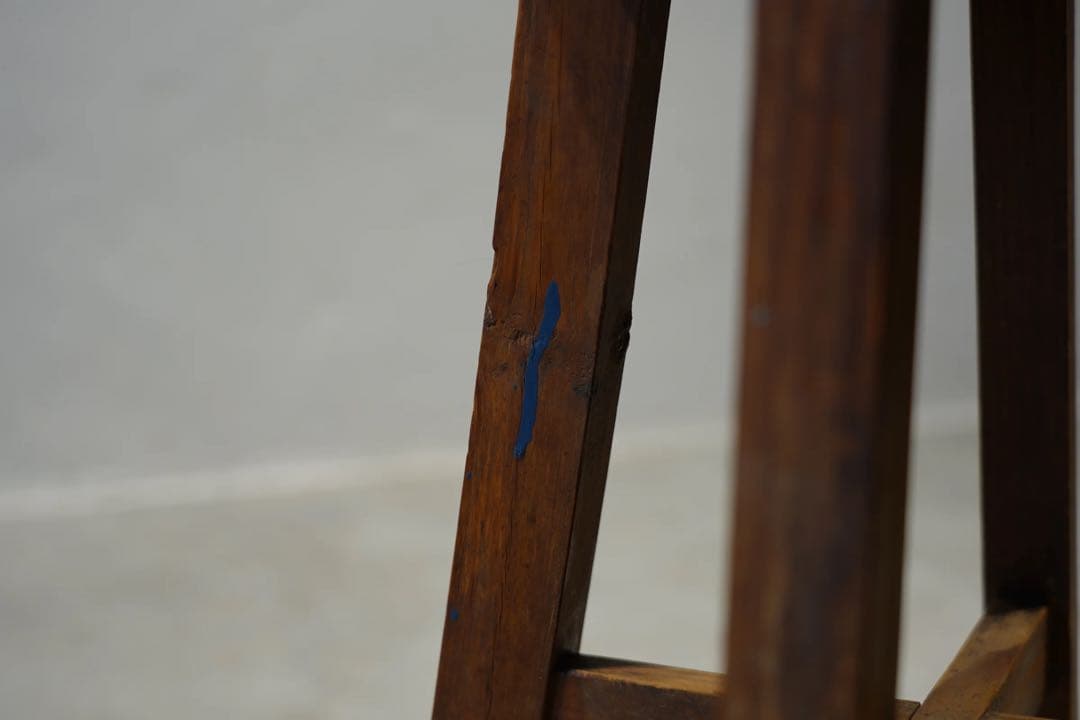 丸スツール　木製　昭和レトロ　アンティーク　ビンテージチェア