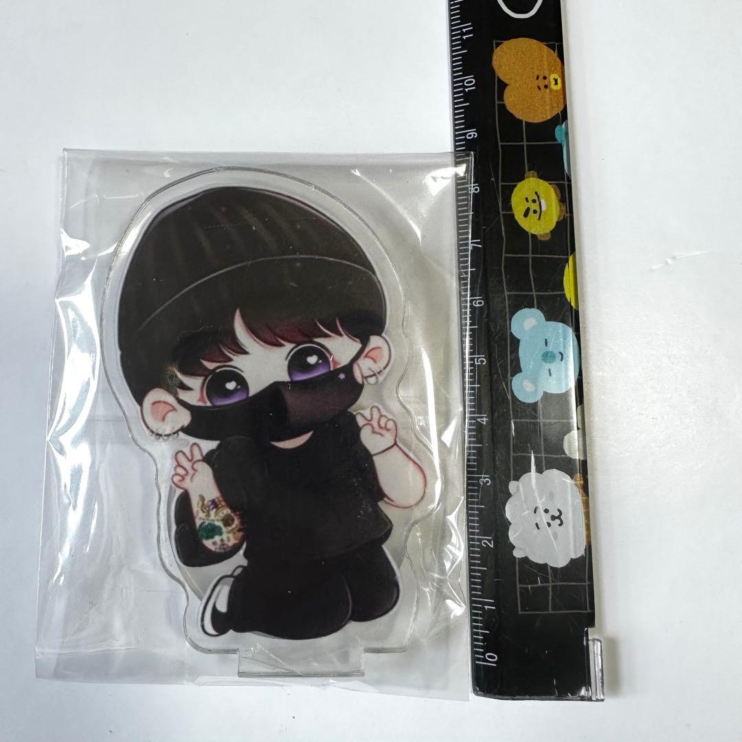 BTS Jung kook グク イラストアクリルスタンド トレカ付き - メルカリ