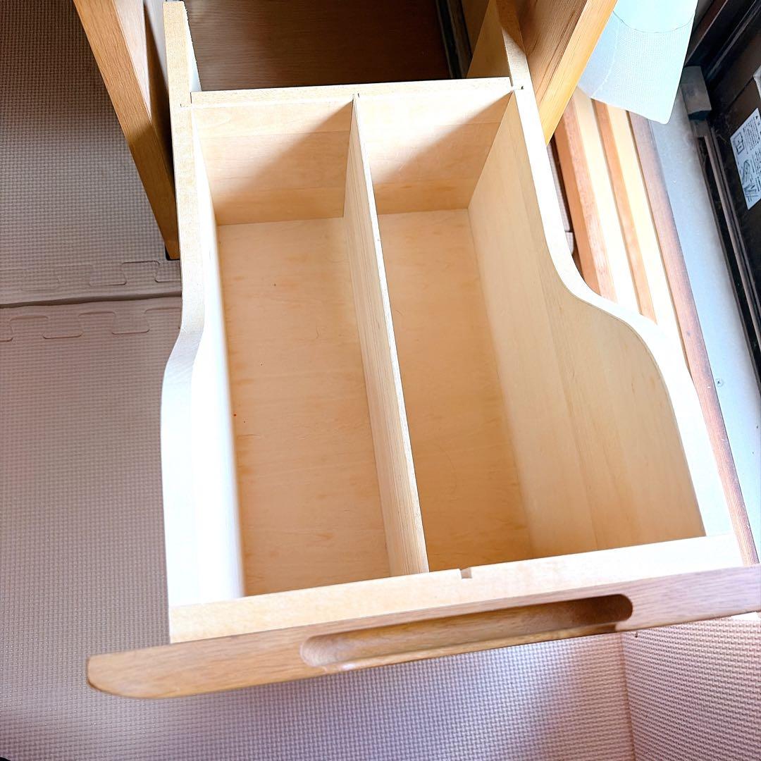 Kishi　机のみ【送料込み】カリモク　学習机　デスクワゴン付き