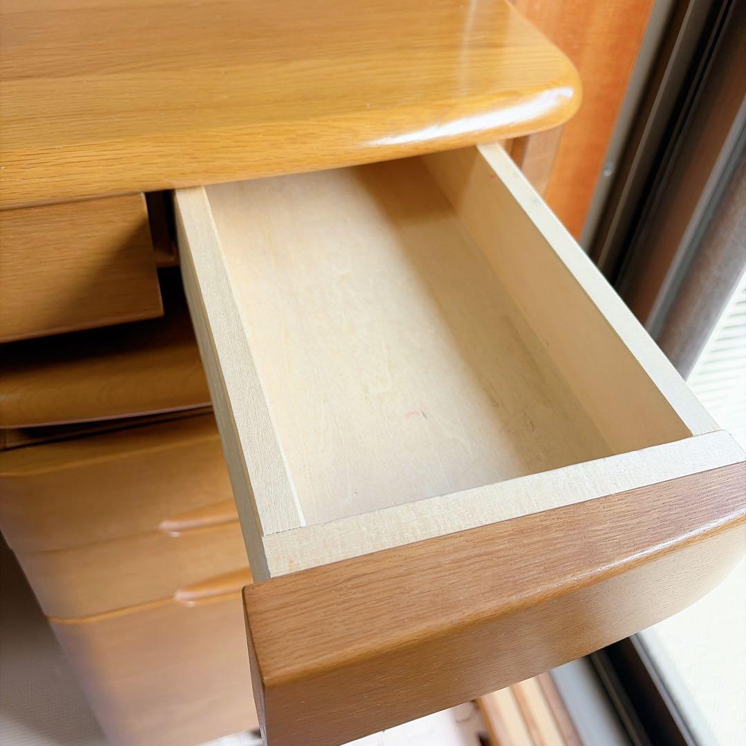 Kishi　机のみ【送料込み】カリモク　学習机　デスクワゴン付き