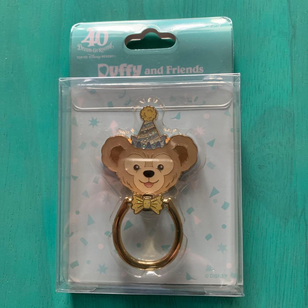 ダッフィーアンドフレンズ スマートフォンリング - メルカリ