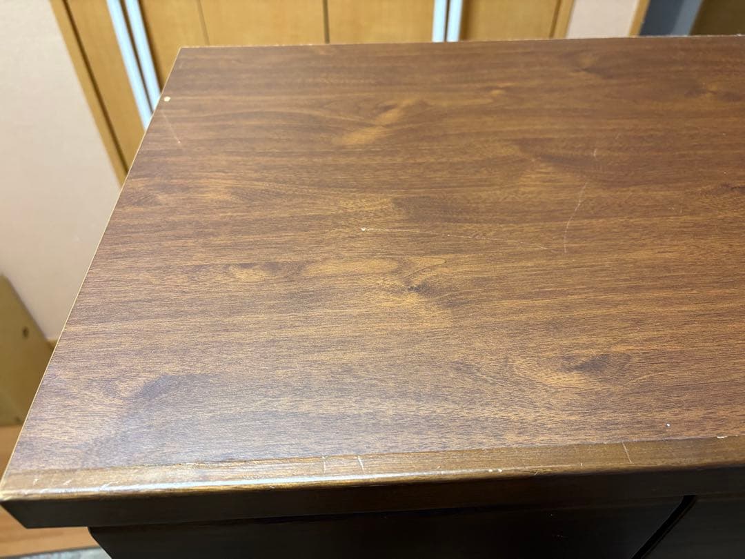 プロフ参照様（お引取りor送料着払限定）木目　w600　タンス　小傷あり