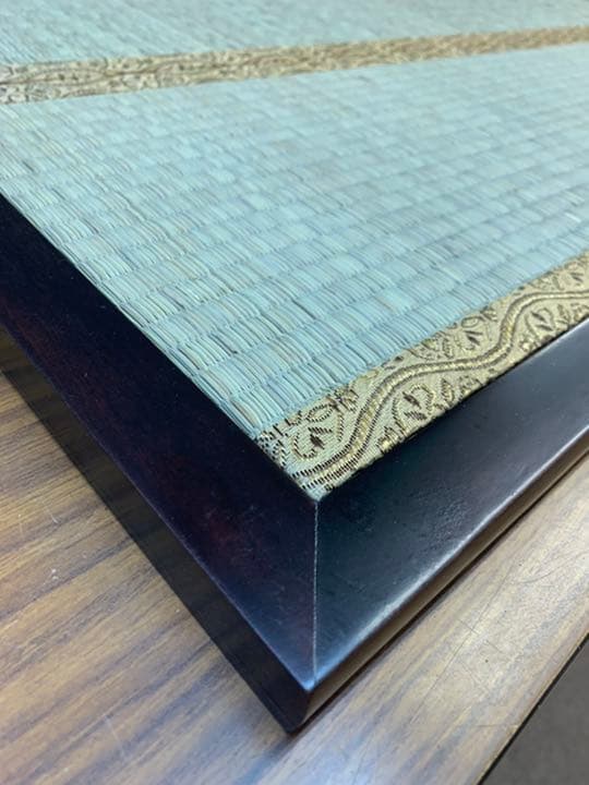 35号　高床飾台　木製手彫　かりん塗り　B