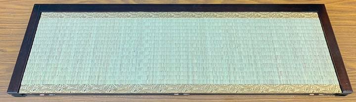 35号　高床飾台　木製手彫　かりん塗り　B