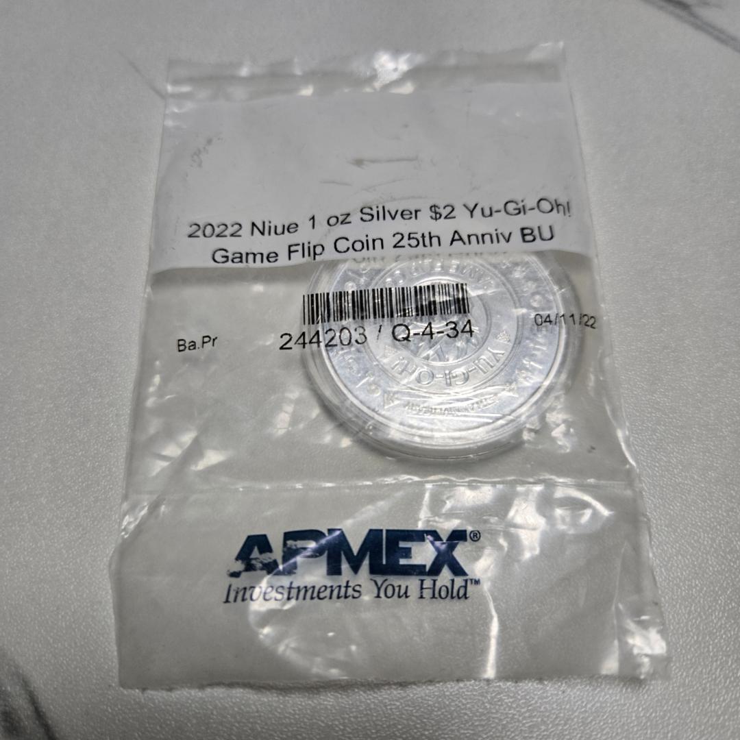 1オンス シルバー 999純銀 遊☆戯☆王 25周年記念コイン 遊戯王 - メルカリ