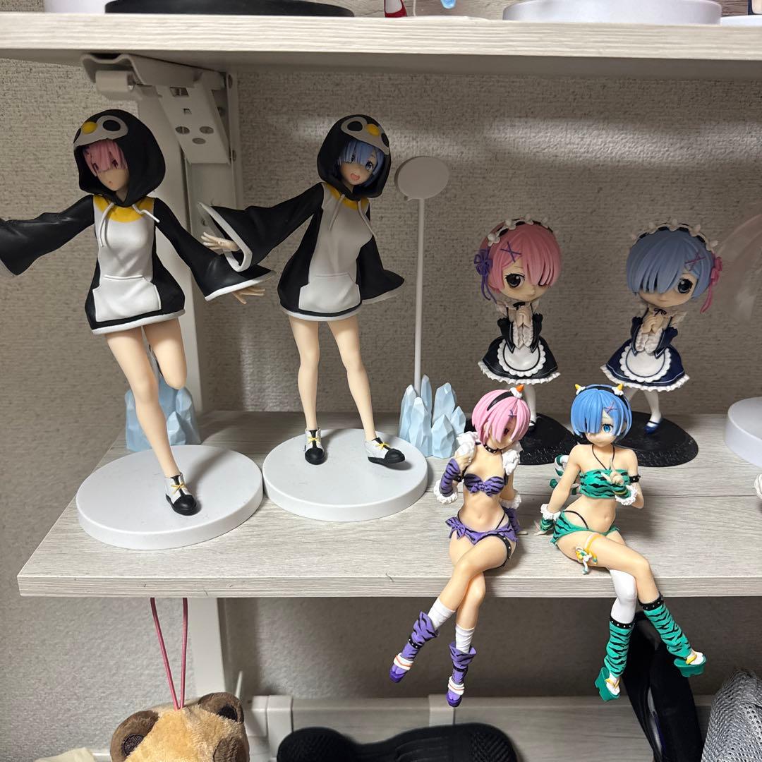 リゼロ フィギュア 箱無し レム ラム まとめ売り おまけ付き