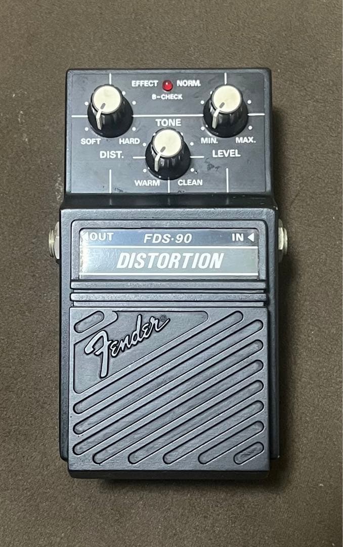 Fender FDS-90 ディストーションペダル Vintage 80s Fender FDS-90 Guitar Effect Distortion Pedal J4558D