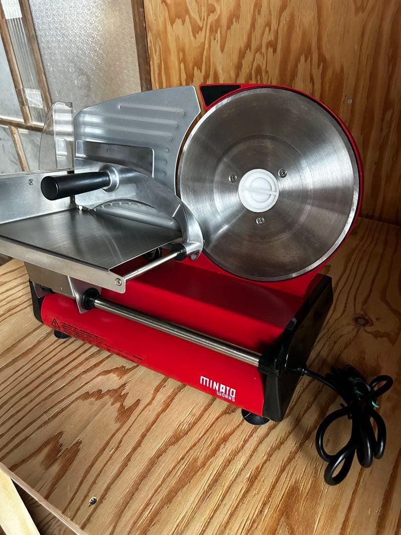 電動スライサーHMS-220 (レッド)