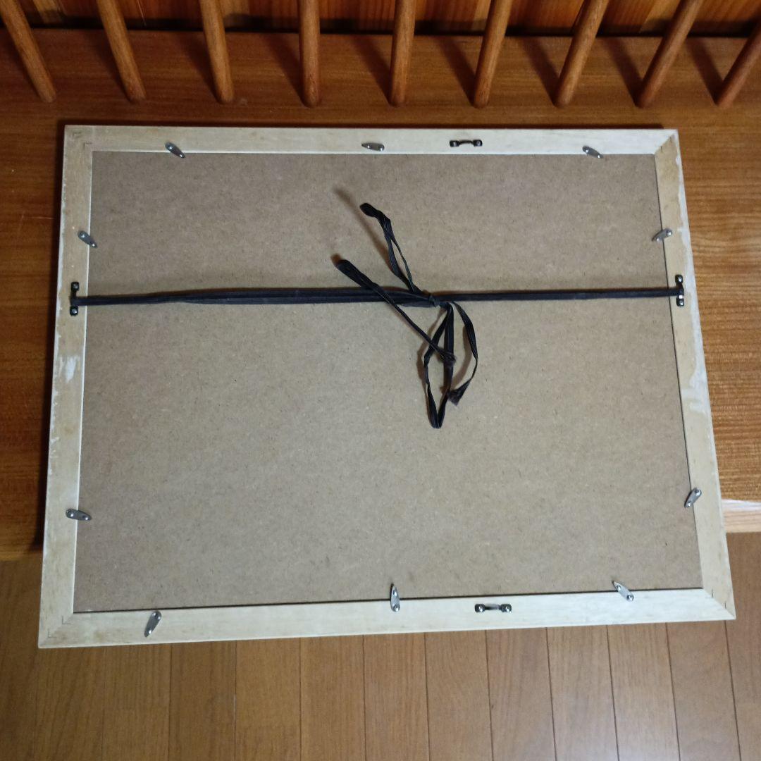 絵画　パステル　婦人　S 原画