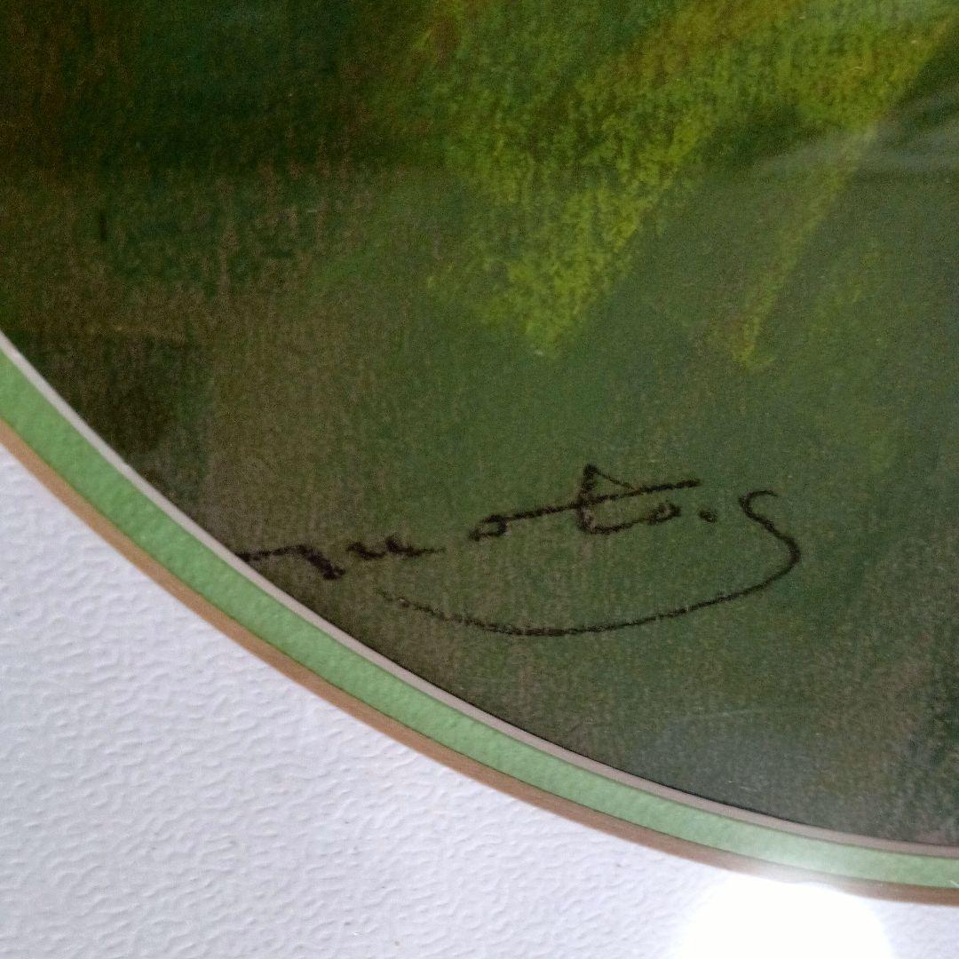 絵画　パステル　婦人　S 原画