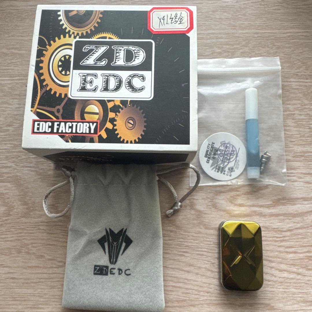 ZD EDC X4L 音叉スライダー 正規品 ジルコニウム製 フィジェットトイ