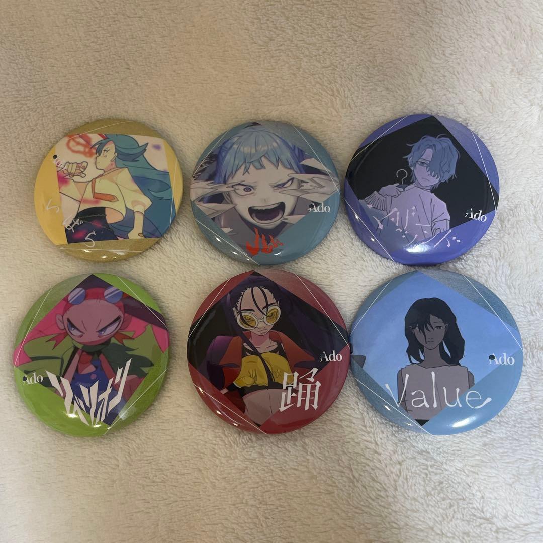 新品】Ado 5th POP-UP ランダム缶バッジ6種セット - メルカリ