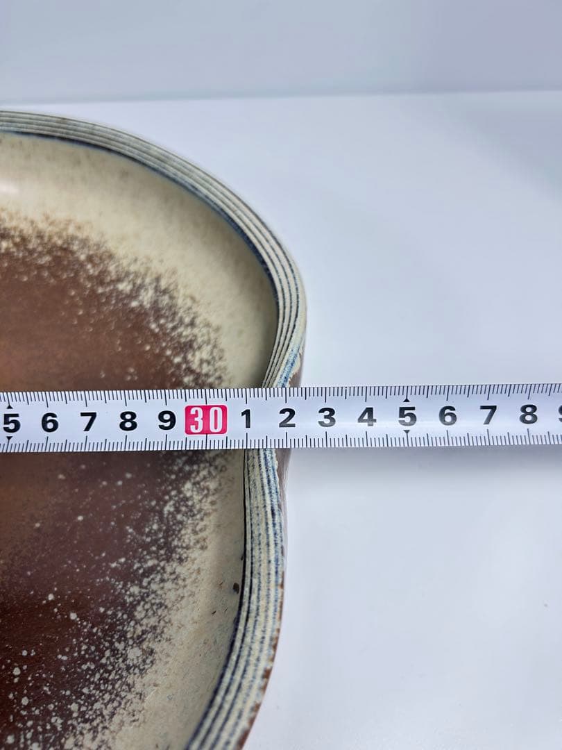 33.5x7 2￼.5kg 華道 生花 花器 フワラーベース 水盤 清山 銘