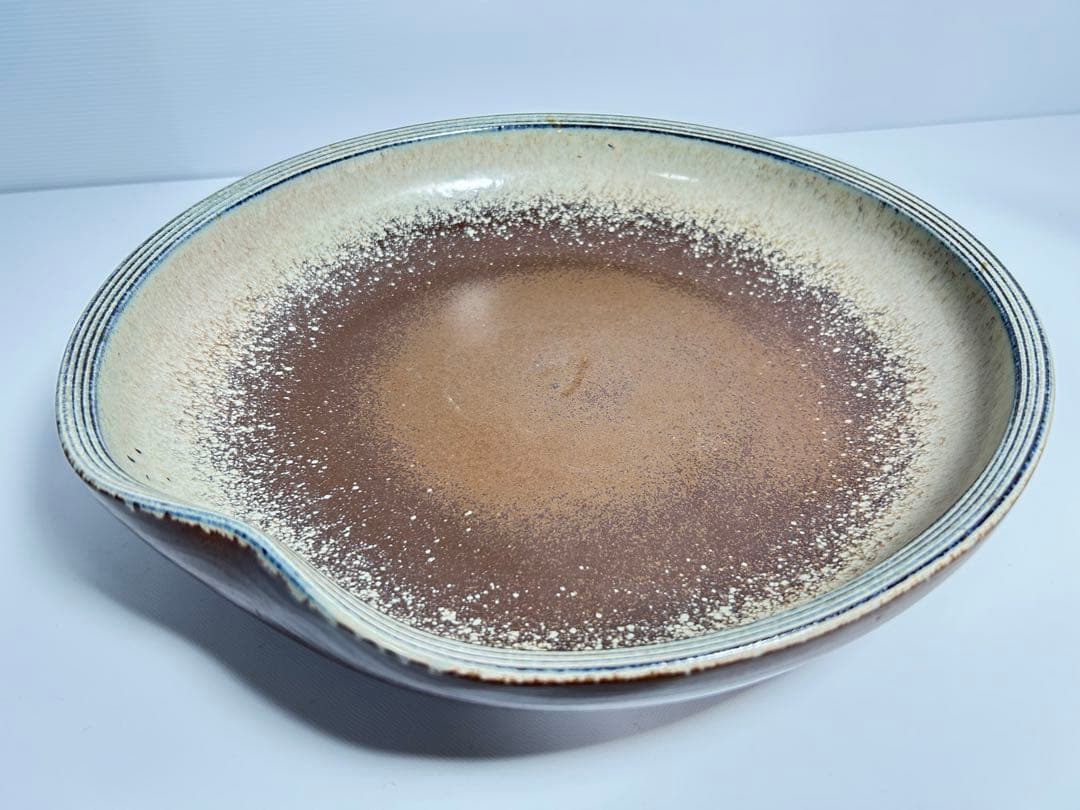 33.5x7 2￼.5kg 華道 生花 花器 フワラーベース 水盤 清山 銘