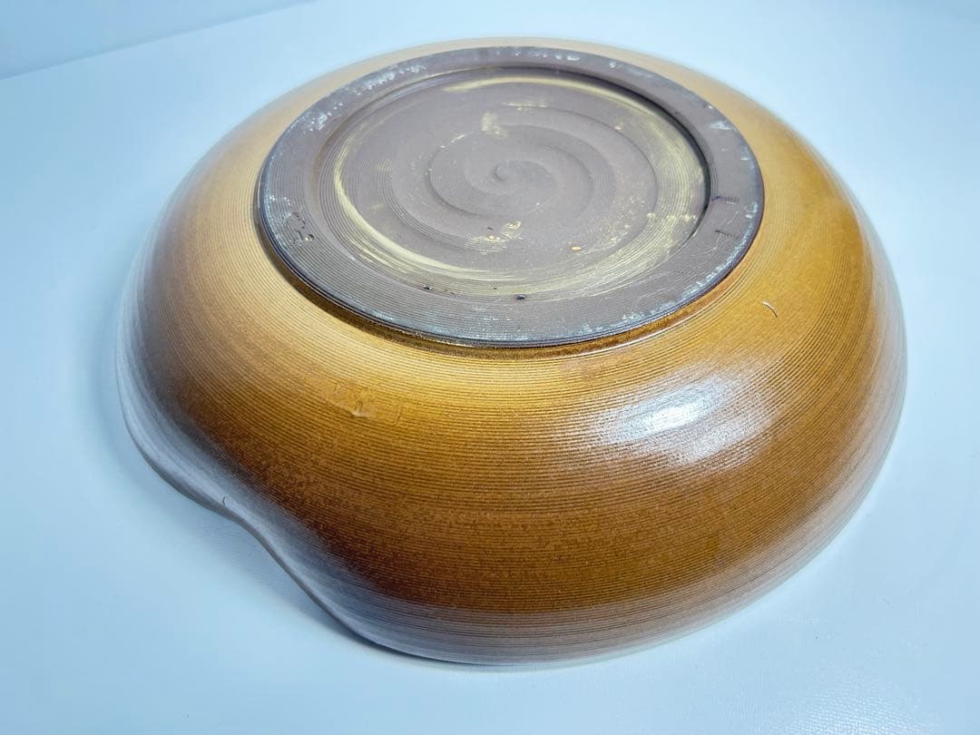 33.5x7 2￼.5kg 華道 生花 花器 フワラーベース 水盤 清山 銘